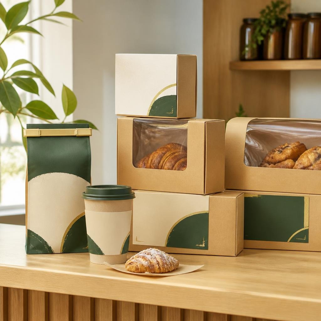 Custom kraft food and bakery packaging